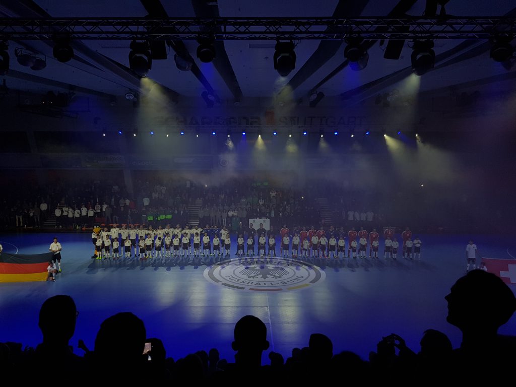 Leistung: lichtdesign bei Futsal